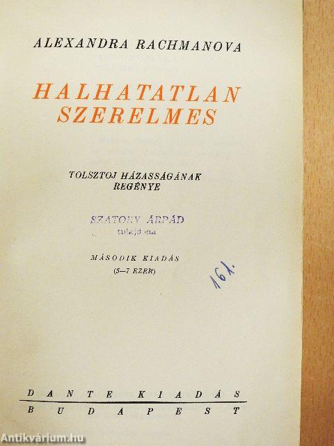 Halhatatlan szerelmes