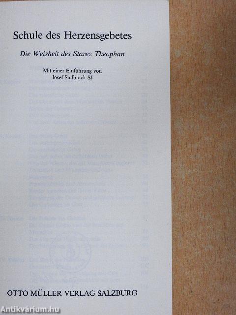 Schule des Herzensgebetes