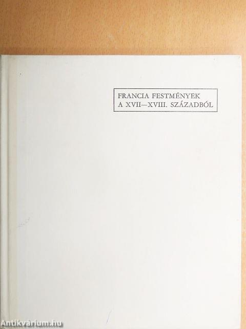 Francia festmények a XVII-XVIII. századból