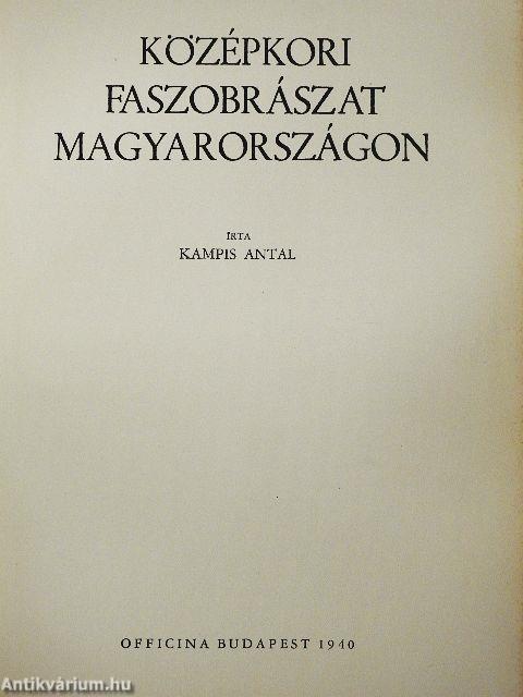 Középkori faszobrászat Magyarországon