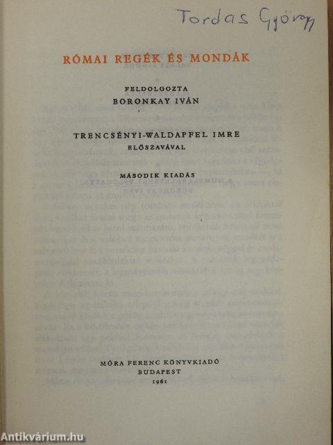 Római regék és mondák