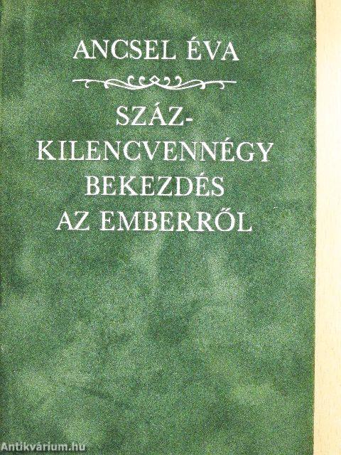 Százkilencvennégy bekezdés az emberről