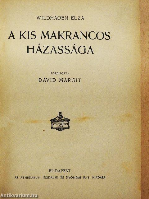 A kis makrancos házassága
