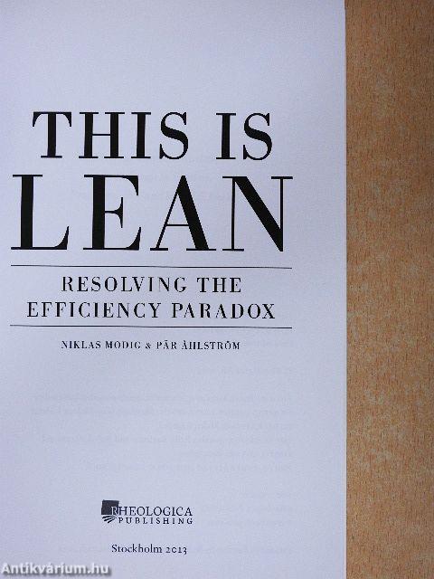 This is Lean