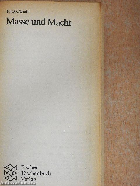Masse und Macht