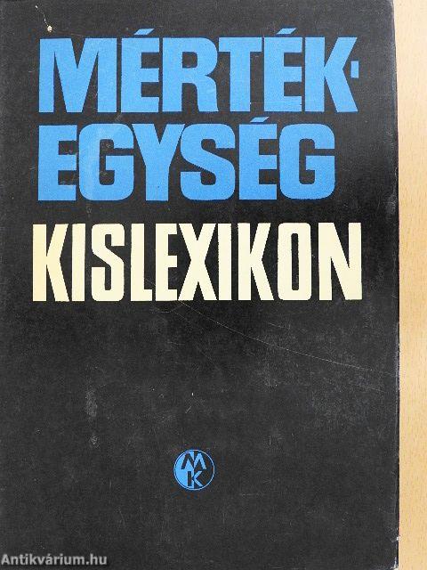 Mértékegység-kislexikon