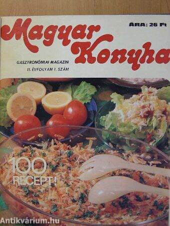 Magyar Konyha 1978-1982 (vegyes számok, 8db) 