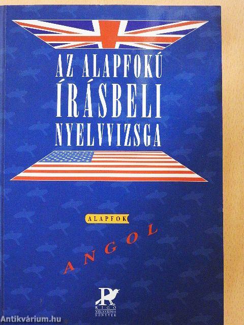 Az alapfokú írásbeli nyelvvizsga - Angol alapfok