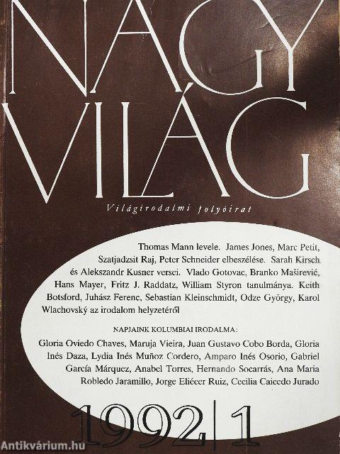 Nagyvilág 1992. január-június (fél évfolyam)