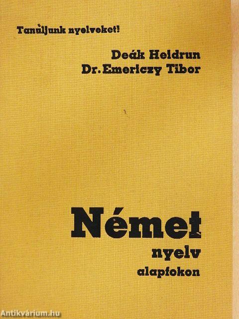 Német nyelv alapfokon