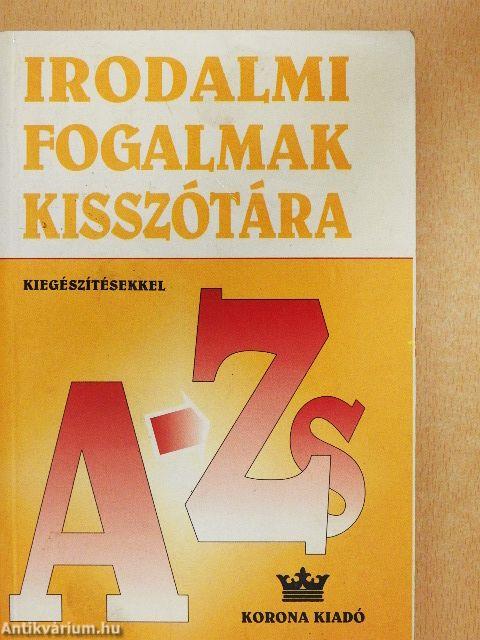 Irodalmi fogalmak kisszótára