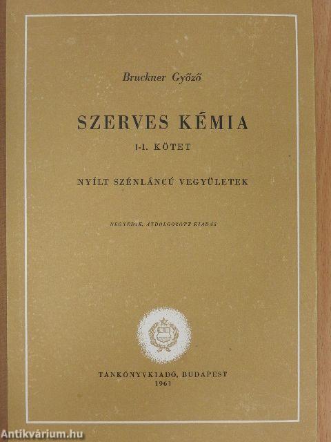 Szerves kémia I/1-2.