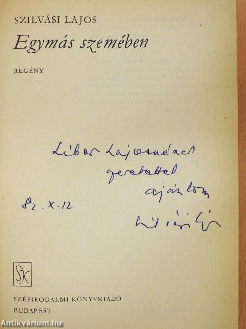 Egymás szemében (dedikált példány)