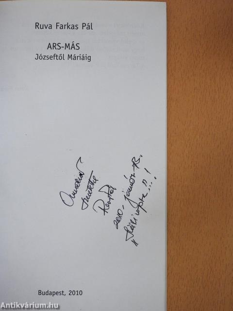 Ars-Más (dedikált példány)