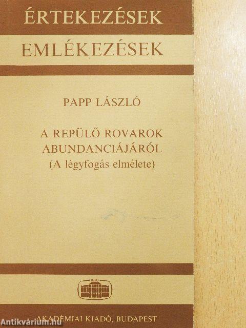 A repülő rovarok abundanciájáról