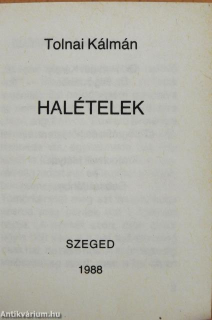Halételek (minikönyv)