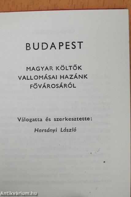 Budapest (minikönyv)