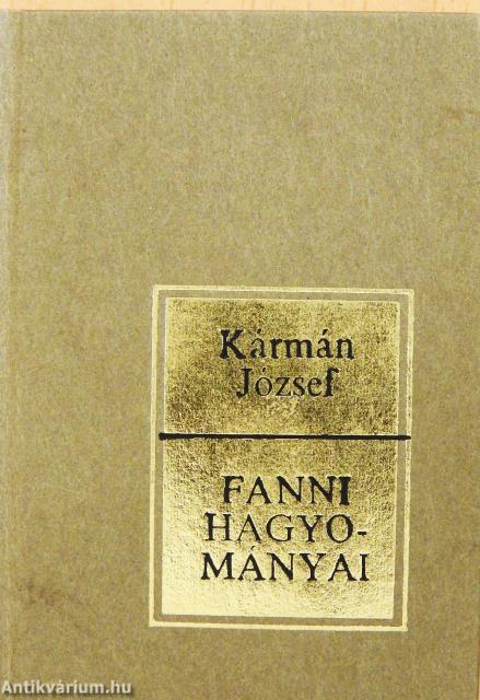 Fanni hagyományai (minikönyv)