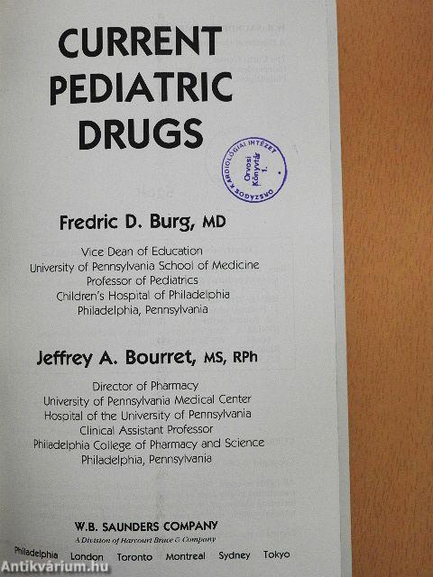 Current Pediatric Drugs