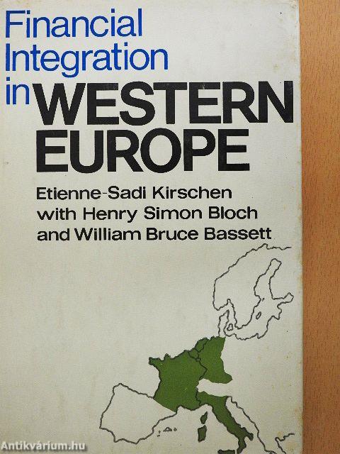 Financial Integration in Western Europe