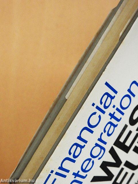 Financial Integration in Western Europe