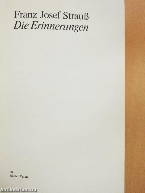 Die Erinnerungen