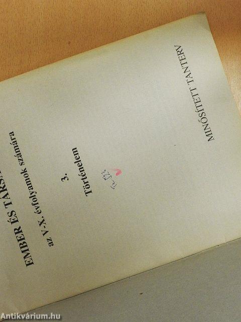 Ember és társadalom az 5-10. évfolyamok számára