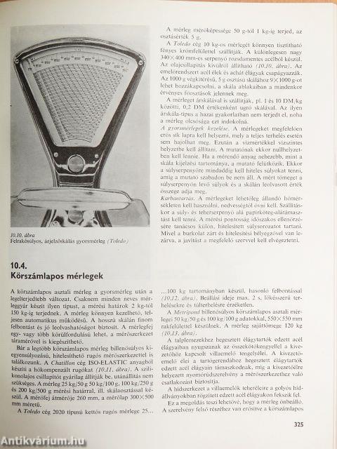 Mérlegtechnikai kézikönyv