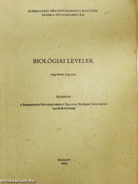 Biológiai levelek