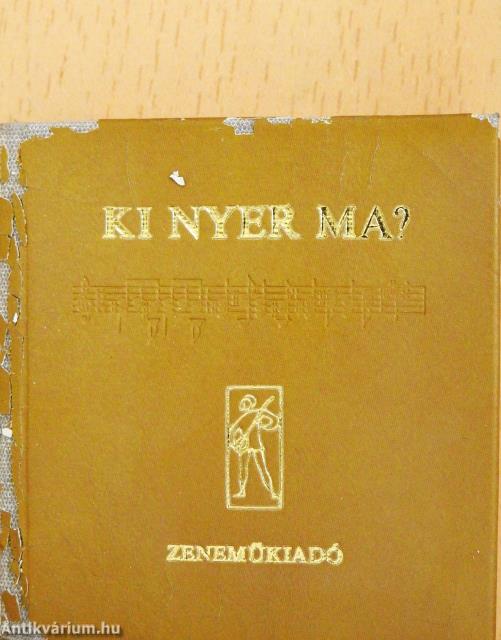 Ki nyer ma? (minikönyv) (számozott)