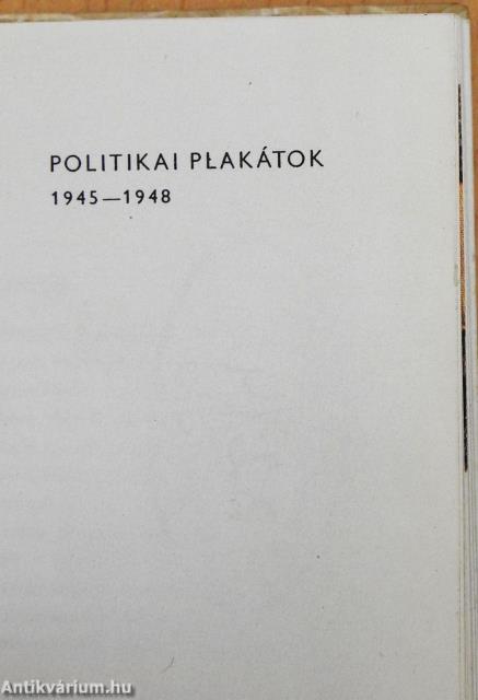 Politikai plakátok 1945-1948 (minikönyv)
