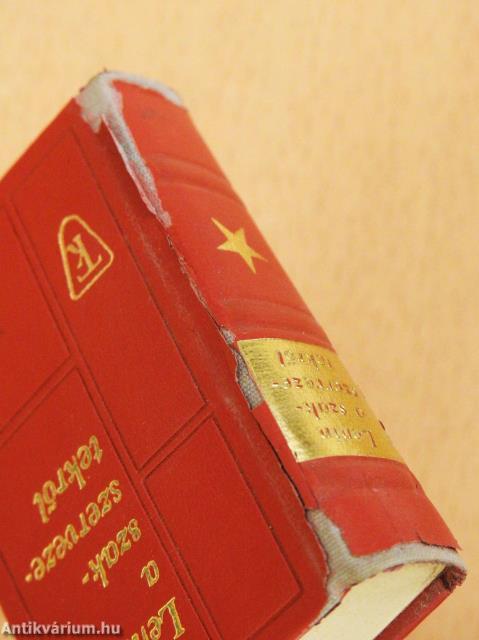 Lenin a szakszervezetekről (minikönyv)