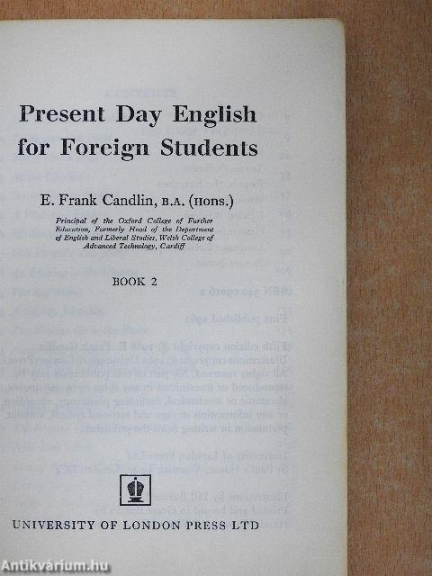 Present Day English for Foreign Students Book 2.