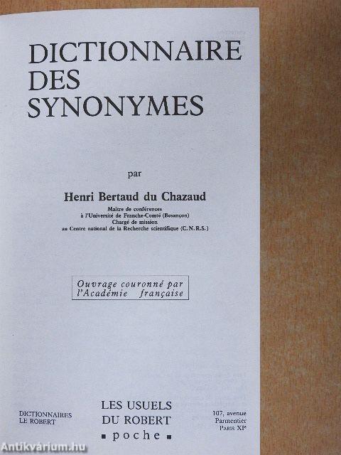 Dictionnaire des Synonymes