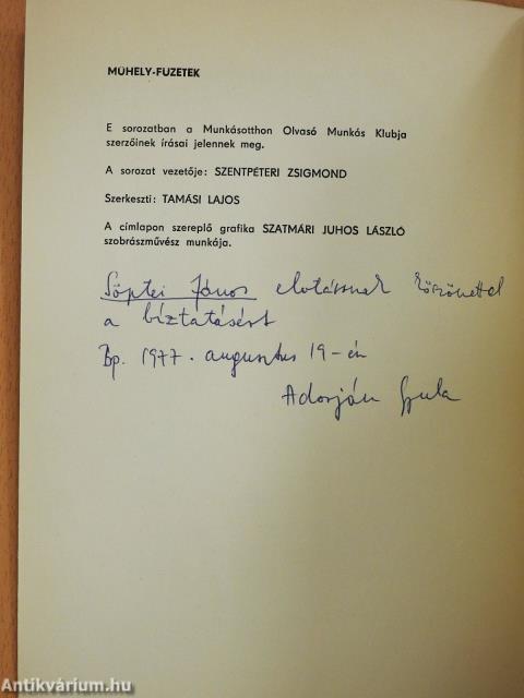 Papirsárkány (dedikált példány)