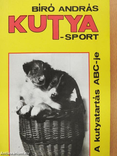 Kutyasport (dedikált példány)