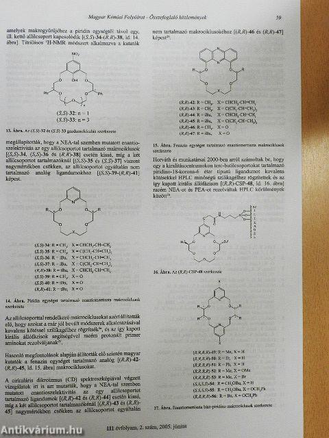 Magyar Kémiai Folyóirat 2005. (nem teljes évfolyam)