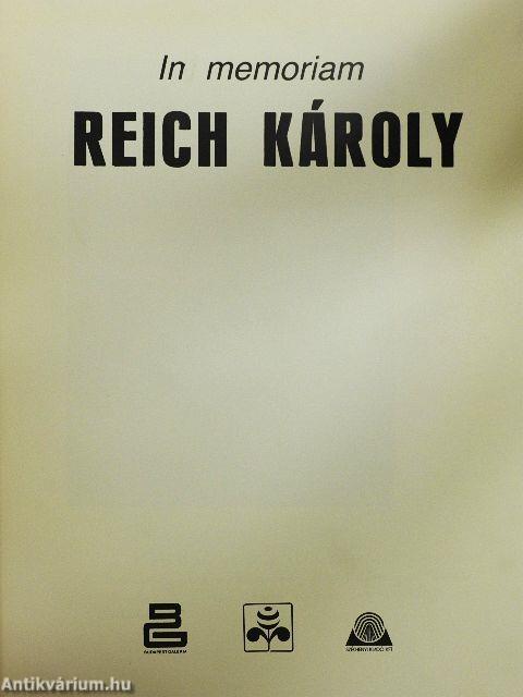 In memoriam Reich Károly