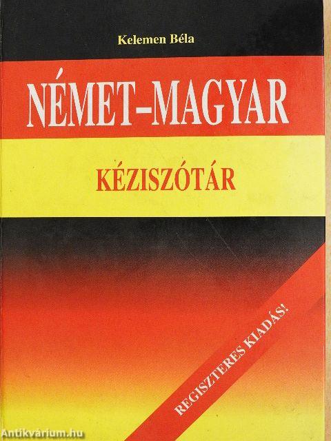 Német-magyar kéziszótár