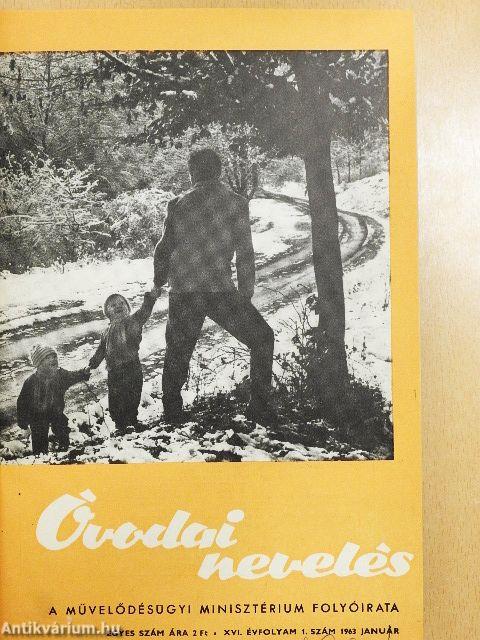 Óvodai nevelés 1963. január-december