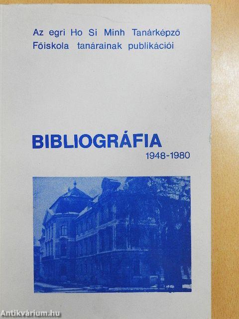 Az egri Ho Si Minh Tanárképző Főiskola tanárainak publikációi