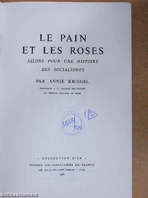 Le pain et les roses
