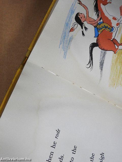 Indian Two Feet and His Horse