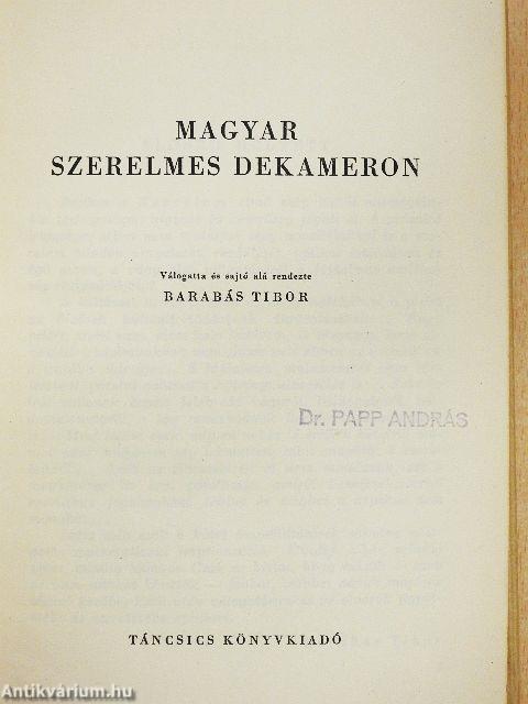 Magyar szerelmes Dekameron