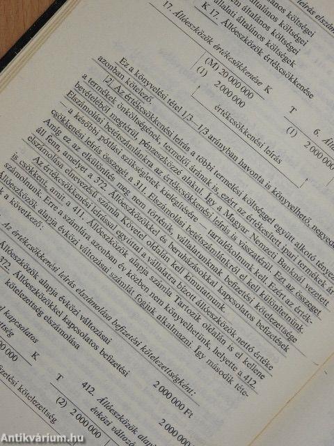 Az ipari könyvvitel rendszere