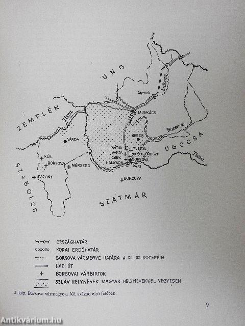 Borsova határvármegye kialakulása