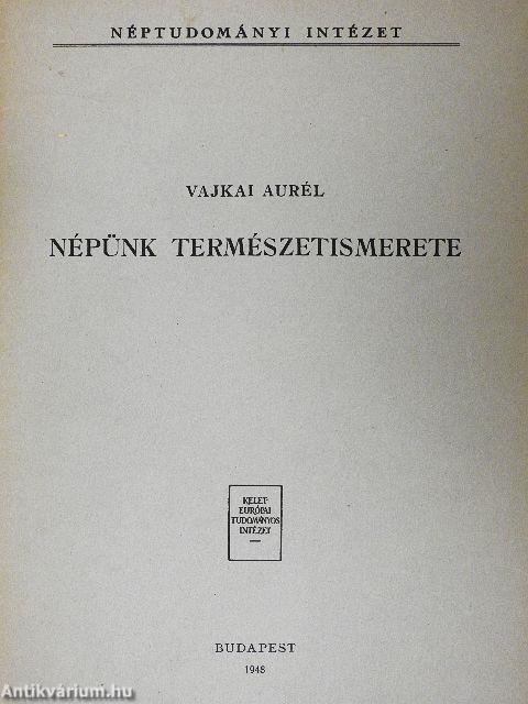 Népünk természetismerete