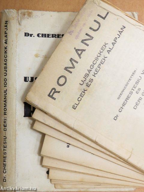 100 ujságcikk alapján románul - 1-12. füzet