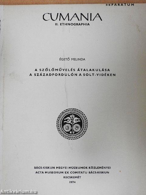 A szőlőművelés átalakulása a századfordulón a Solt-vidéken