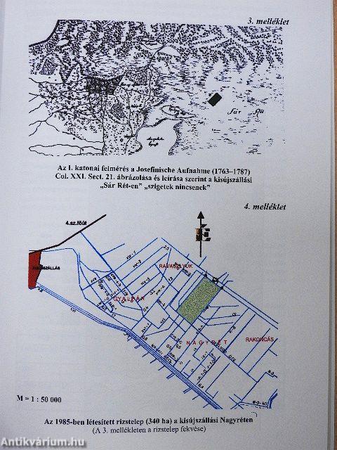 Pótfüzet Az Alföld történeti földrajza c. konferenciakötethez